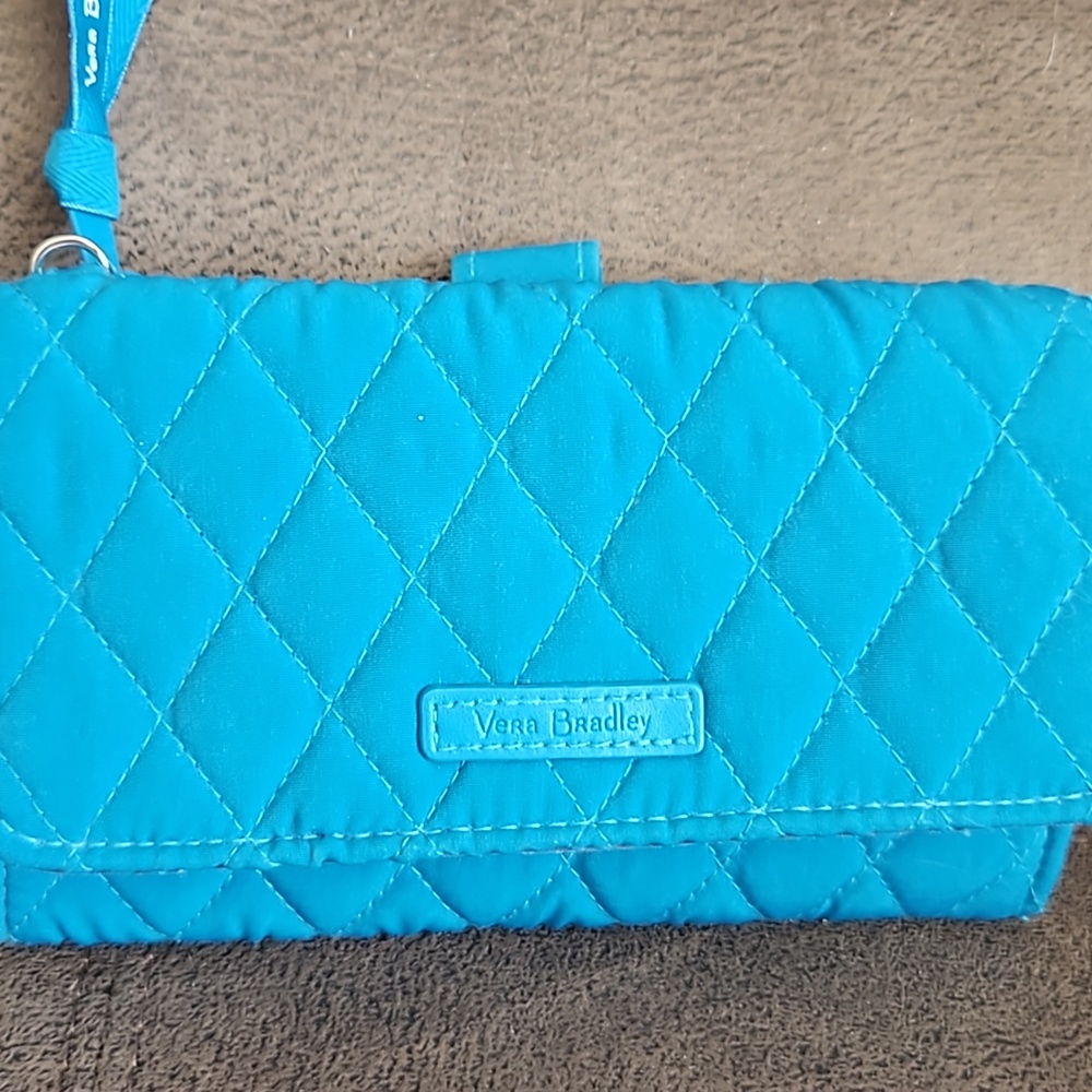 Vera Bradley wallet with cellphone holder